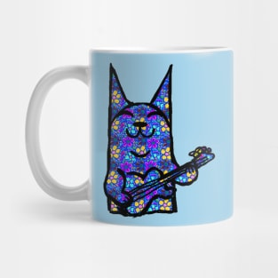 Rockstar Cat pop Art by LowEndGraphics Mug